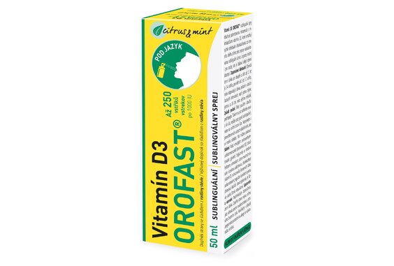 VITAMIN D3 OROFAST sublingválny sprej